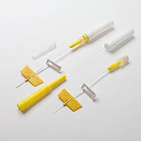 Saf-T-Intima Infusion Set W/ Y Adaptor Yellow, 24g X .75 (0.7mm X 19mm) - Box Of 25
