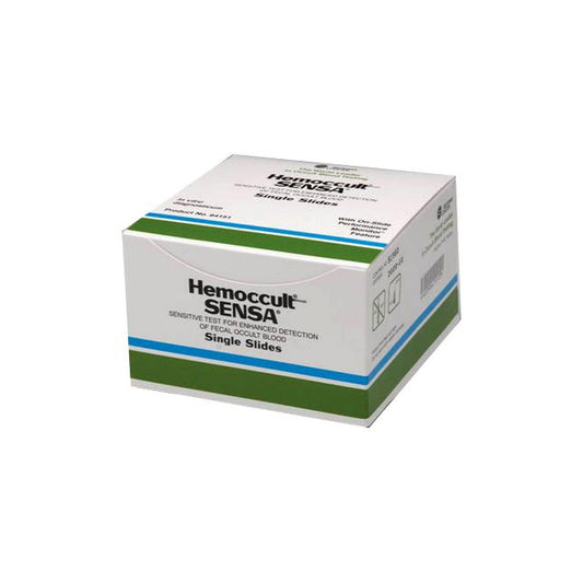 Bx/100 Hemoccult Ii Sensa Test Kit For Fecal Occult Blood Single-Slide 14-Day Stability For Colorectal Cancer Screening