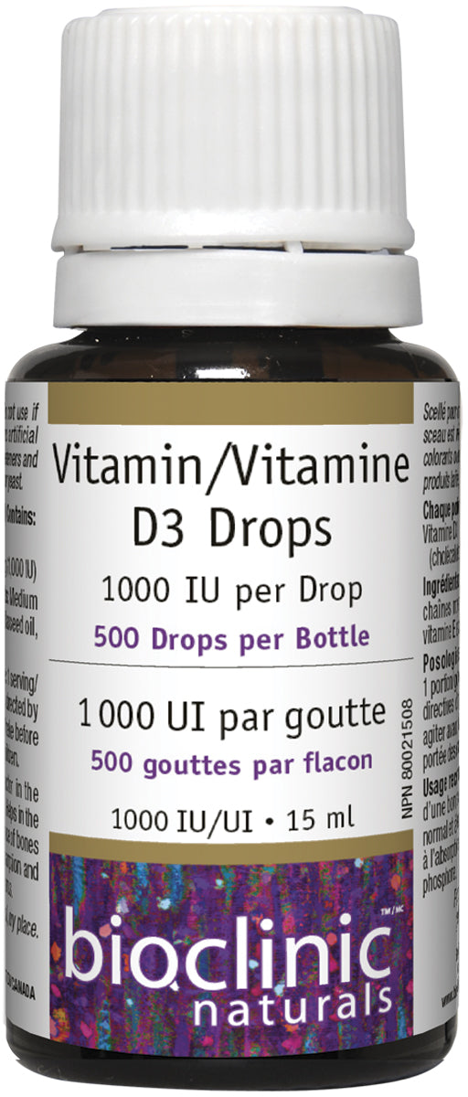 BIOCLINIC VITAMIN D3 DROPS 1000IUBIOCLINIC VITAMIN D3 DROPS 1000IU