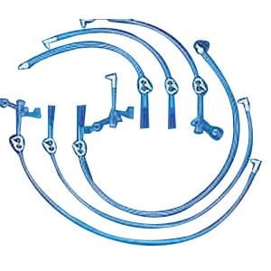 Cs/5 Mic-Key Ext Set, 12In, Right Angle, Blous Set W/ Cath Tip & Clamp