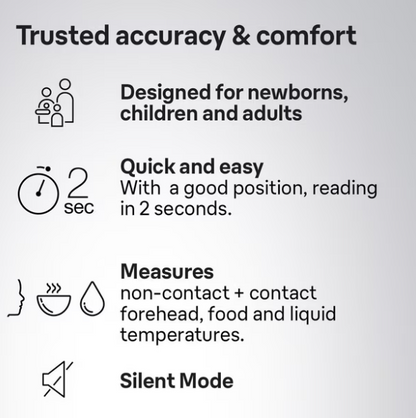 BNT400CA No Touch + Forehead Thermometer