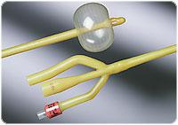 Bx/12  Lubricath 3-Way Continuous Irrigation Foley Cath 18Fr 5Cc Non Returnable