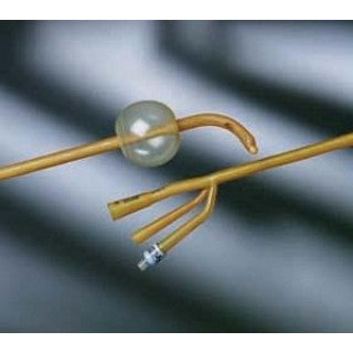 Bx/12  Cath Foley 3-Way 2-Eye Continuous Irrigation 5Cc 22Fr Non Returnable