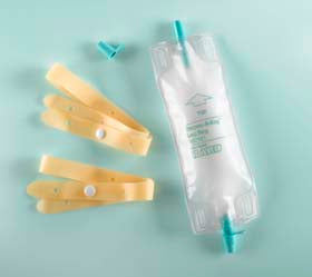 Ea/1 Dispoz-A-Bag 32Oz Lrg Sterile Anti Reflux Valve , Latex Straps