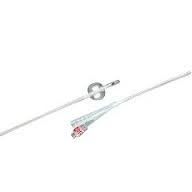 Bx/12 Lubri-Sil Infection Control 2-Way Foley Catheter, 22Fr 30Cc