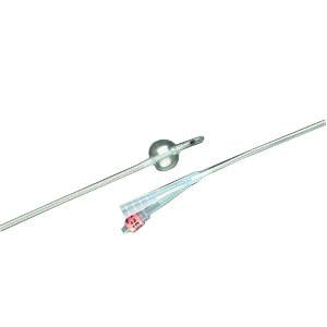 Bx 12 2-Way Lubi-Sil Infection Control Silicone Foley Cath 20Fr 30Cc