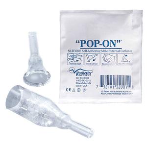 Bx/100 Pop-On Male Self-Adhering External Catheter, Small 25Mm