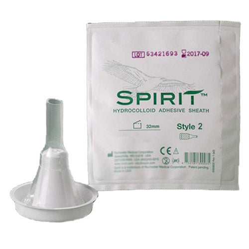 Bx/30  Spirit Catheter External Male Sheath Style 2  Medium 29Mm