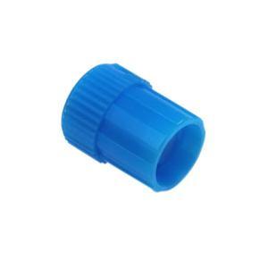Cs/1000 Braun Replacement Cap Blue, ,Male Luer Lock, Disposable.