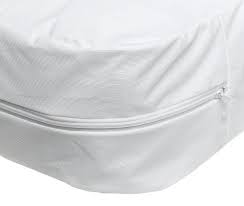 Ea/1 Dmi Zippered Plastic Mattress Cover, Full, 54In X 75In X 8In, Hypo-Allergenic, Anti-Bacterial