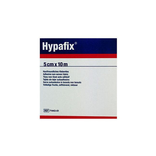 Bx/1 Hypafix Stretch Non-Woven Adhesive Fixation Sheet 5Cm X 10M