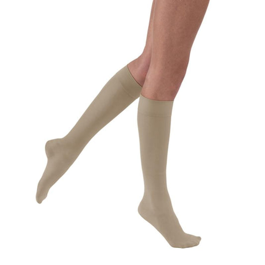 Pr/1 Jobst Ultrasheer Women, Knee High, 30-40Mmhg, Sm, Natural, Closed Toe