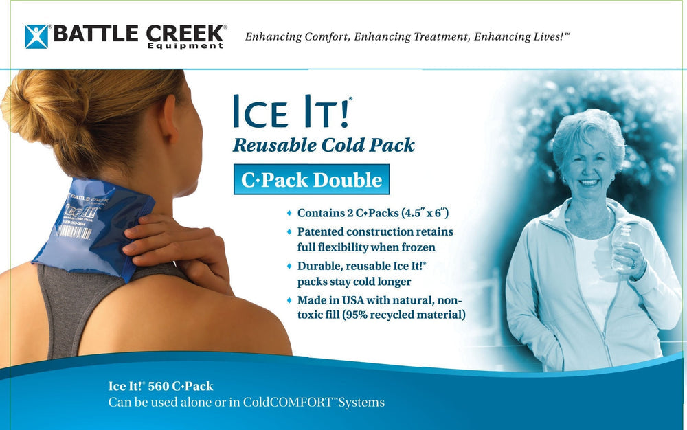 Ice It!® C-Pack Double (2- 4®Inx 6in Packs) - Ea/1