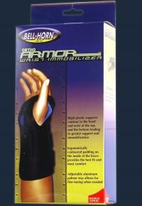 Bell Horn Ortho Armor Wrist Immobilizer Small 6-1/4" To 7 1/4",Right,Adjustable - Ea/1