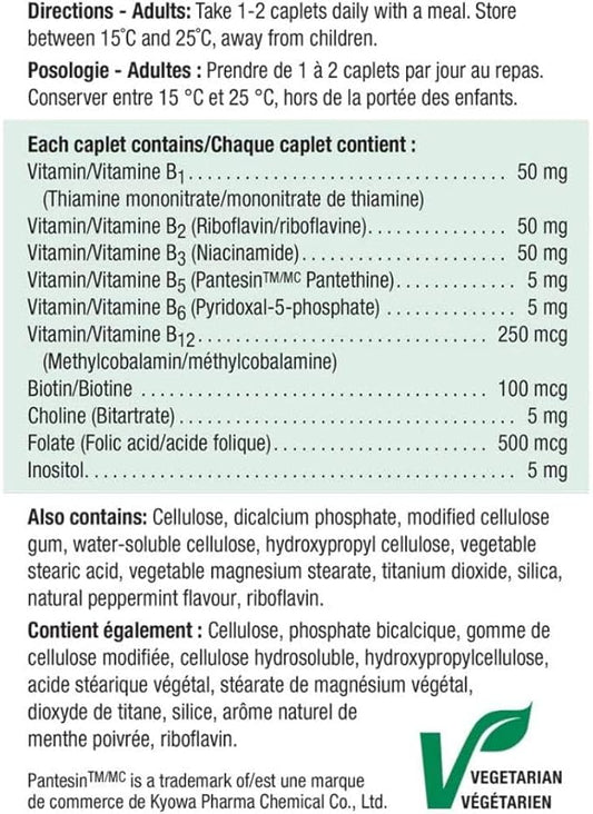 B Complex Caplets, 50 mg Value Pack