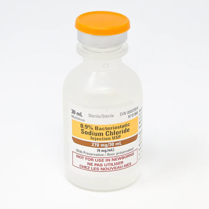 Bacteriostatic Sodium Chloride | Hospira - Pack per 5
