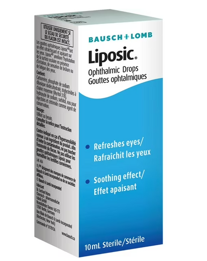 Bausch + Lomb Liposic Eye Drops - 10ml