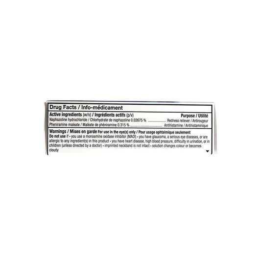 Bausch + Lomb Soothe Allergy Antihistamine Eye Drops - 15ml