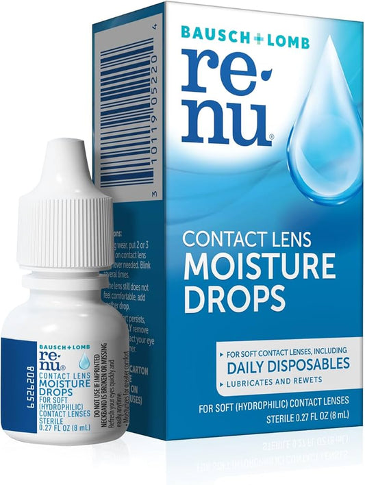 Bausch + Lomb renu MultiPlus Contact Lens Lubricating Drops - 8 ml