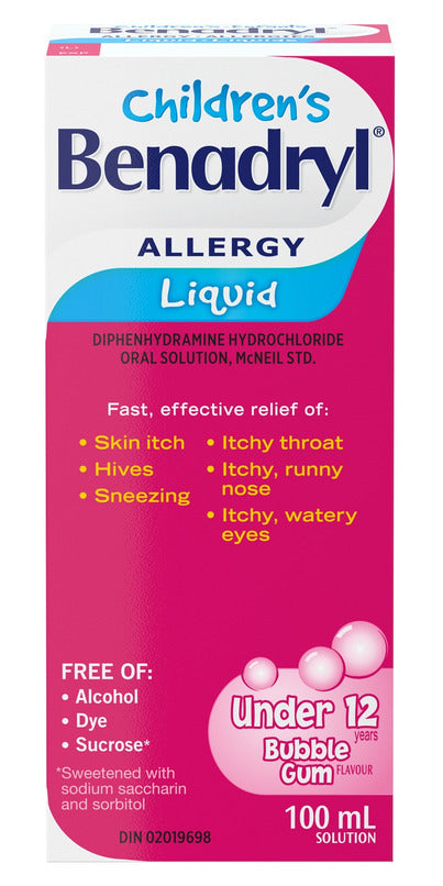 Benadryl Children's Allergy Liquid - 100ml