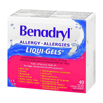 Benadryl Allergy allergy medicine 25 mg easy to take