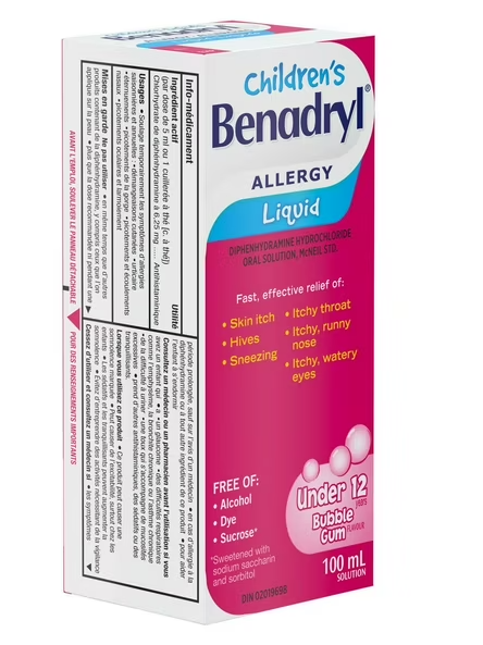 Benadryl Children's Allergy Liquid - 100ml