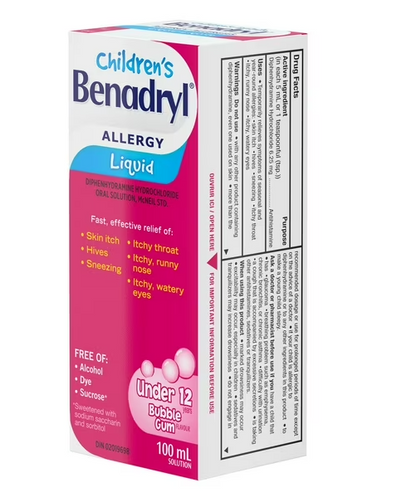 Benadryl Children's Allergy Liquid - 100ml