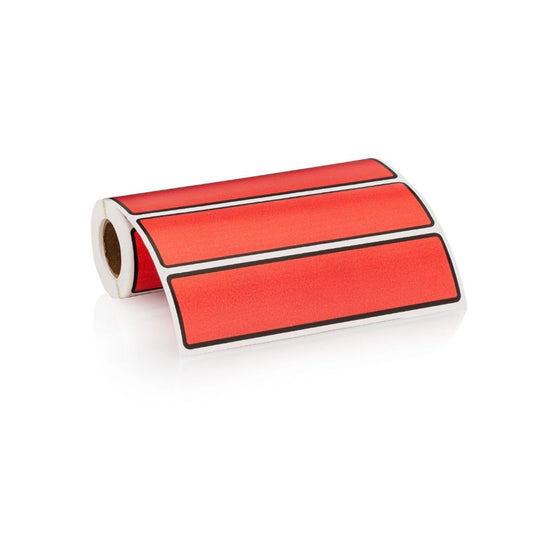 Carstens® Blank ID Labels, Red