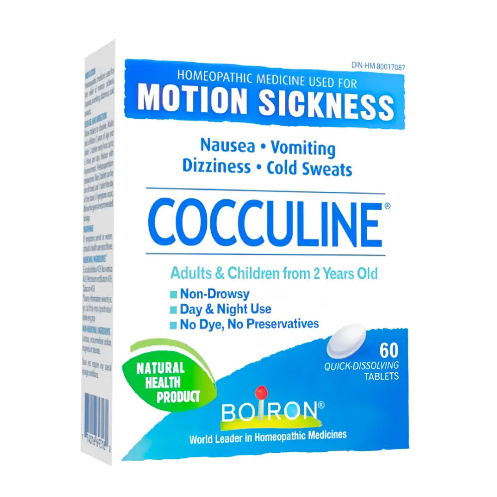 Boiron® Cocculine Motion Sickness Relief (Box 60 Tablets)