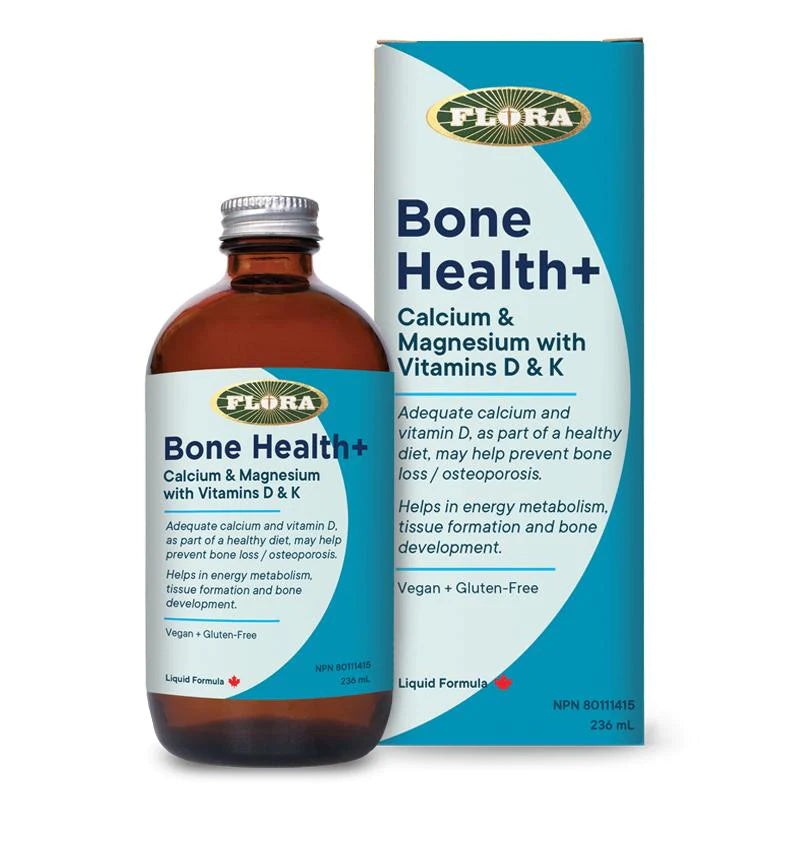 Flora: Bone Health+ Calcium & Magnesium with Vitamins D + K