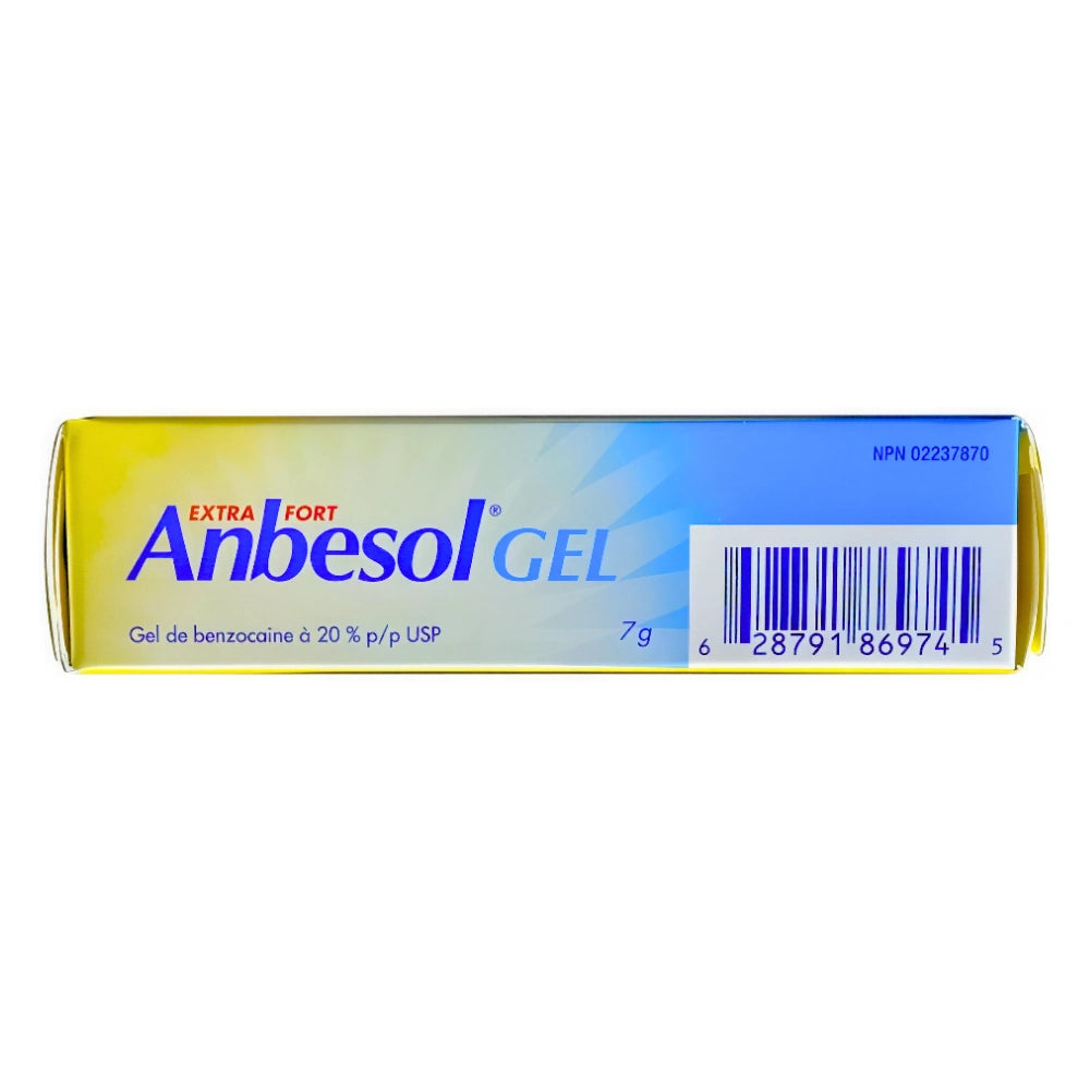 Buy Anbesol 20% gel 7g oral pain