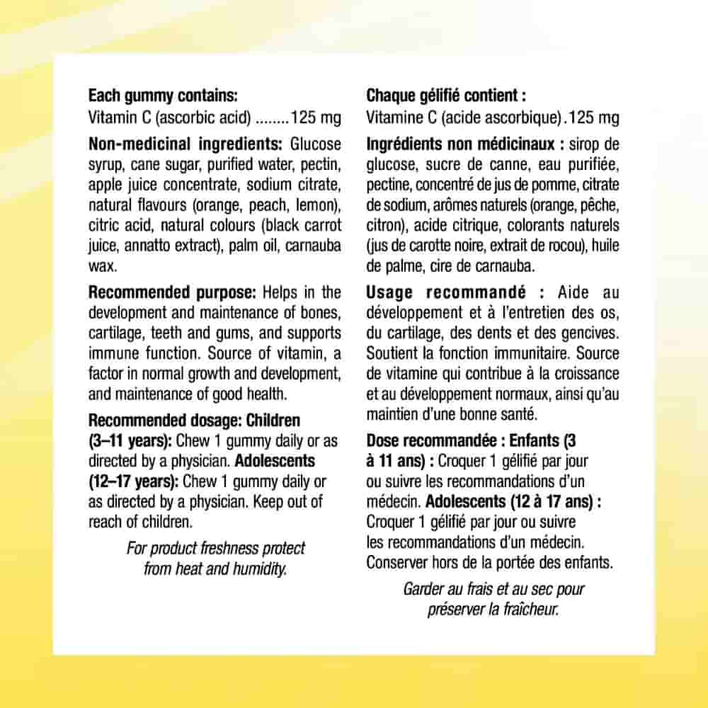 Buy Sesame Street vitamin C 125 mg 180s online