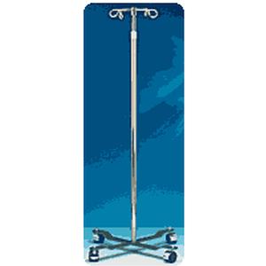 Carex Mobile Iv Pole, 24 1/2" W X 24 1/2" D X 47" H - Ea/1