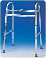 Adult Single Button Folding Walker - Ea/1