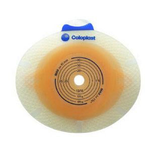 SenSura® Click Skin Barrier, Non-Convex, Pre-Cut Stoma Opening 1-3/8" (35mm), Flange 2" (50mm) - Box of 5