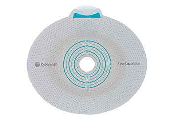 SenSura® Mio Flex Skin Barrier, Non-Convex, Pre-Cut Stoma Opening 1-1/4" (30mm), Flange 2" (50mm) - Box of 10