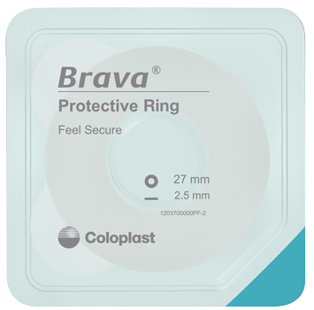 Bx/10 Brava Adhesive Protective Rings 27mm Id 4.2mm Thick