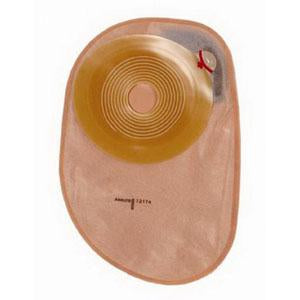 Assura® One-Piece Closed Pouch, Opaque 8-3/4" (22cm), Non-Convex, Stoma Opening 1" (25mm) - Box of 30