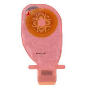 Assura® One-Piece Drainable Pouch with Easiclose, Opaque 11" (28cm), Non-Convex, Stoma Opening 1" (25mm) - Box of 10