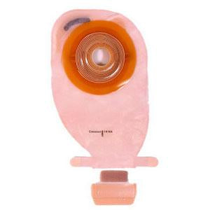 Assura® One-Piece Drainable Pouch with Easiclose, Transparent 11" (28cm), Convex Deep, Stoma Opening 7/8" (21mm) - Box of 10