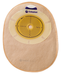 SenSura® One-Piece Closed Pouch, Opaque 8-1/2" (22cm), Non-Convex, Stoma Opening 1" (25mm) - Box of 30