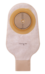 Assura® One-Piece Drainable Pouch, Clamp, Transparent 12" (30cm), Non-Convex, Stoma Opening 3/8" - 2-3/4" (10mm - 70mm) - Box of 10