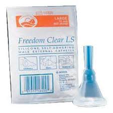 5290 Freedom Clear™ "Ls" Long Seal External Catheter, 28mm - Box Of 100