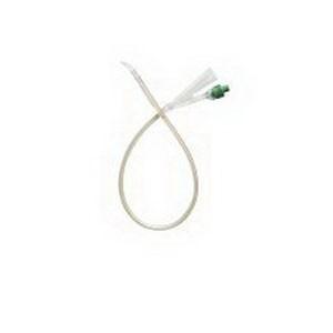 Folysil 100% Silicone Tiemann Coude Catheter, 2-Way, 12fr, 10cc - Box Of 5