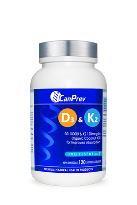 CanPrev: D3 & K2 Softgels