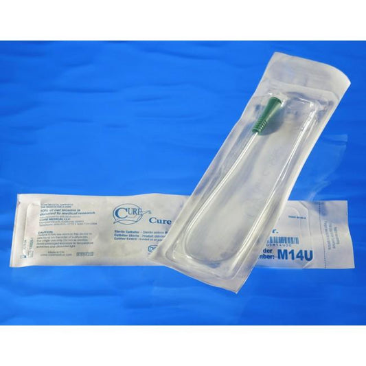 Cure Intermittent Pocket Cath Male 16fr 16in Straight Tip - Box Of 30