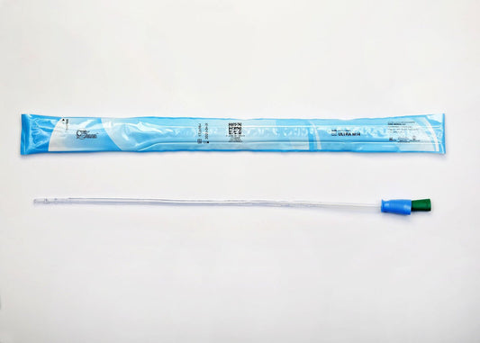 Cure Intermittent Male Cath 16" Pre-Lubricated Straight Tip 14fr - Box Of 30