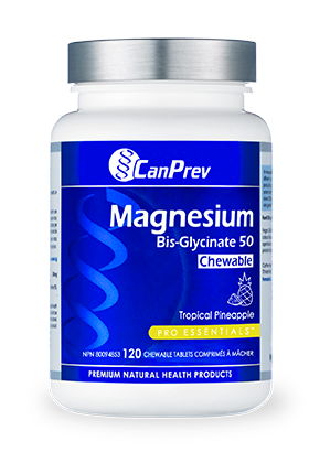 CanPrev: Magnesium Bis-Glycinate 50 Chewable
