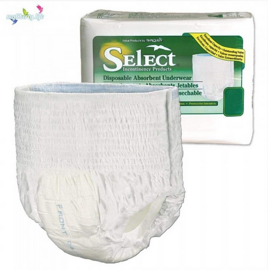 Tranquility Essentials Premium Protective Underwear, Youth (38-65lbs), 96/Case