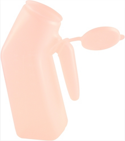 Urinal Male Clear Deluxe with Handle